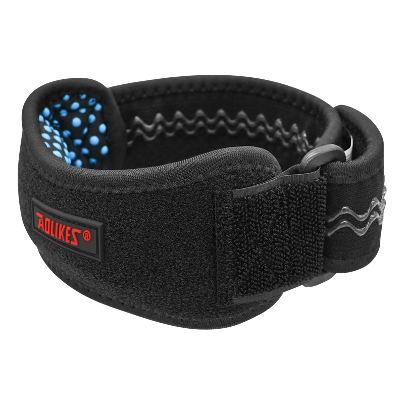 Protección de la rótula cinturón de presión bádminton baloncesto ciclismo correr deportes silicona antideslizante rótula ventas directas de la fábrica al aire libre