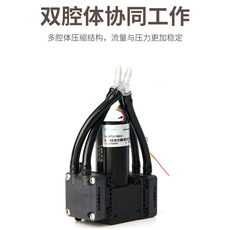 HLVP10大流量小型电动隔膜真空泵工业分析仪采样泵抽气泵