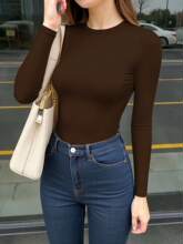 P 17202 Hottie Long Sleeve Tight Bodysuit ���ó������������