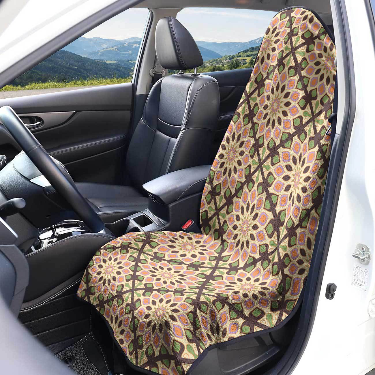 Car seat towel cover front seat protector suitable for gym and exercise, universal for all seasons, car use 76
