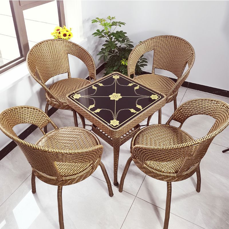 골드: 넓어진 55평방미터 + 회전 의자 4개 [핫 세일] 무료 쿠션