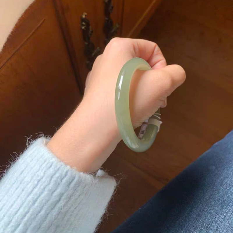 抖音热销手镯大合集仿玉一步一响复古新中式冰透不掉色紫罗兰手镯|undefined