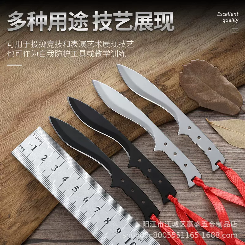 比目鱼拆快递刀非折叠EDC小刀迷你开刃小菜刀针镖开箱刀暗器