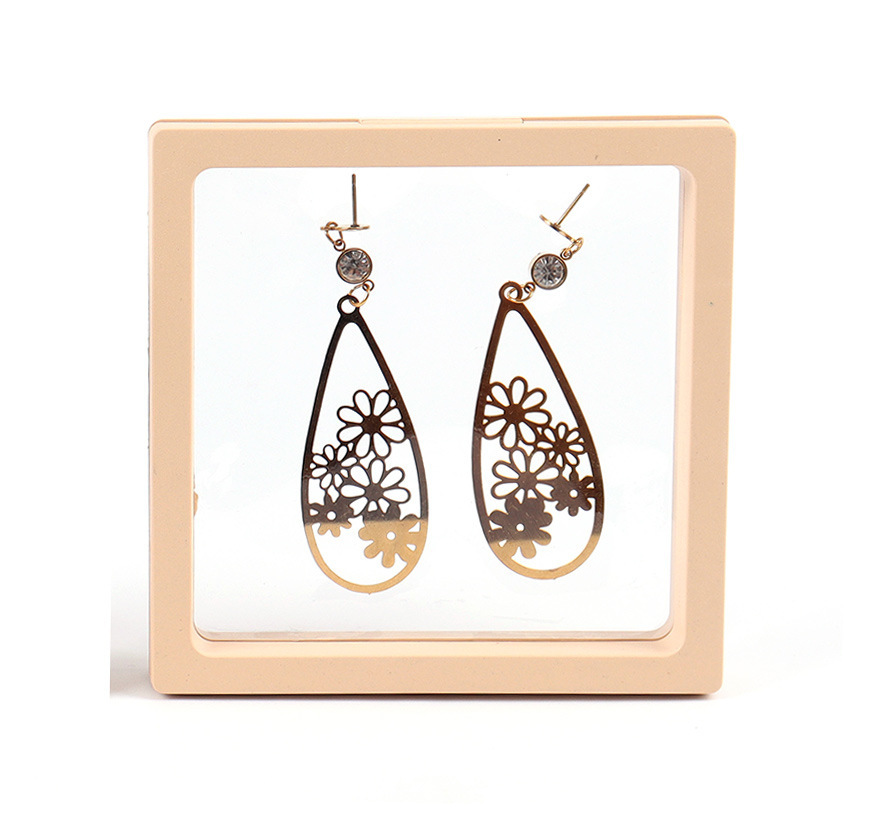 Light apricot color - suspended box; 70*70*20mm