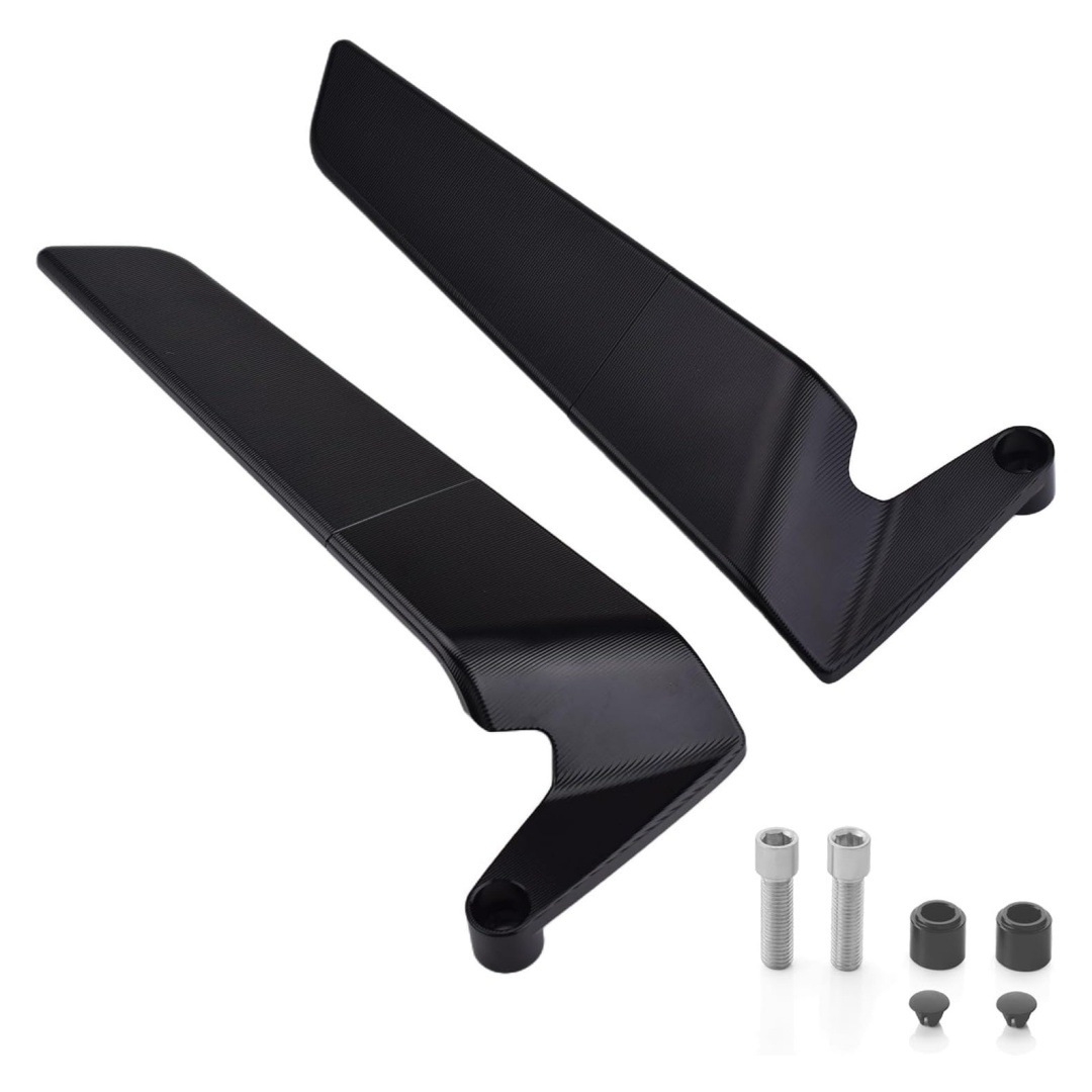 New Modified Fixed-Wing Rearview Mirror Holder Motorcycle Folding Reflector Aluminum Alloy Reversing Universal Mirror