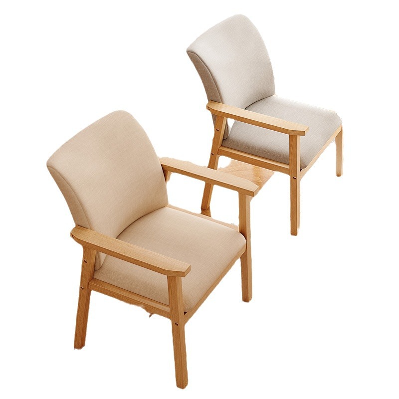 Silla de madera maciza silla de computadora silla de escritorio