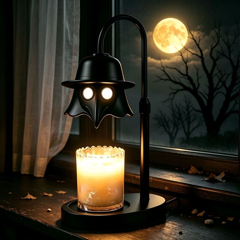 Halloween Skull Grim Reaper Crow Shaped Aromatherapy Lamp Wax Melting Lamp with Timer and Dimmable Light, Decorative Table Lamp, Directly Supplied by Manufacturer Halloween Skull Grim Reaper Crow Shaped Aromatherapy Lamp Wax Melting Lamp with Timer and Dimmable Light, Decorative Table Lamp, Directly Supplied by Manufacturer