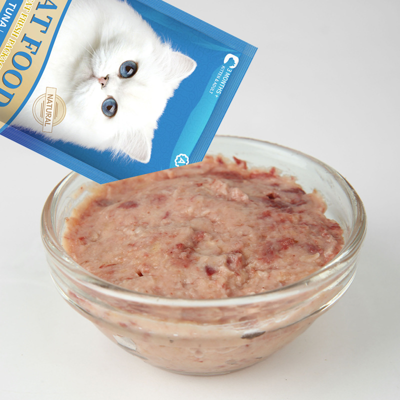 金枪鱼鸡肉泥包