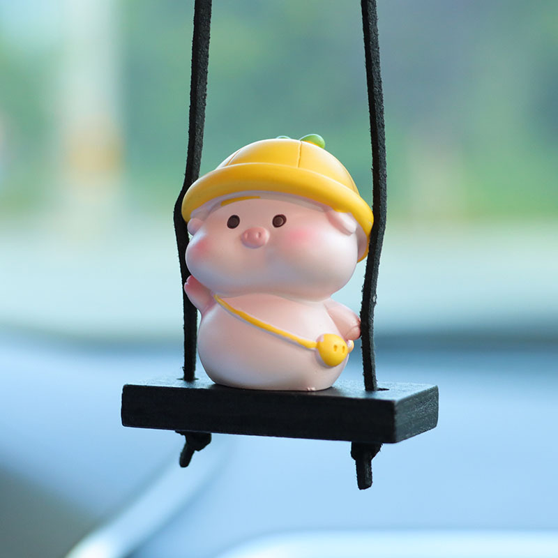 Cross-border e-commerce for creative piggy car interior pendants car ornaments car pendants decorative pendants