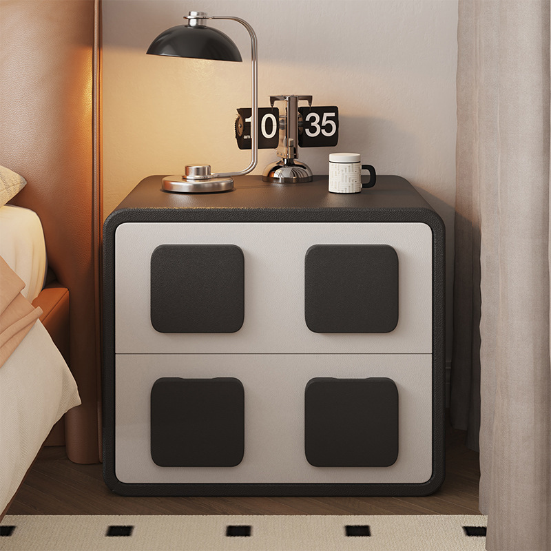 Cabina de cabecera de madera maciza dormitorio simple casera de almacenamiento junto a la cama moderna creativa gabinete de combinación libre sala de estar armario de almacenamiento