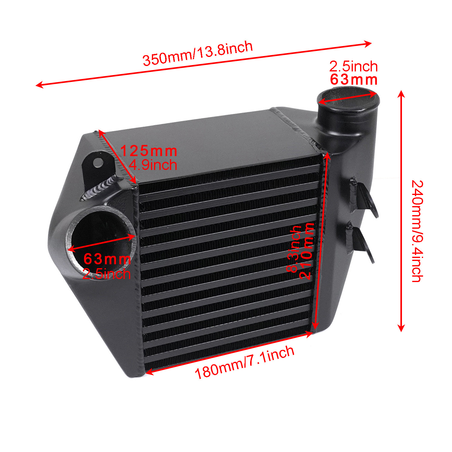 Automobile intercooler tube radiator is suitable for VW 99-05 JETTA Golf GTI MK4 1.8T