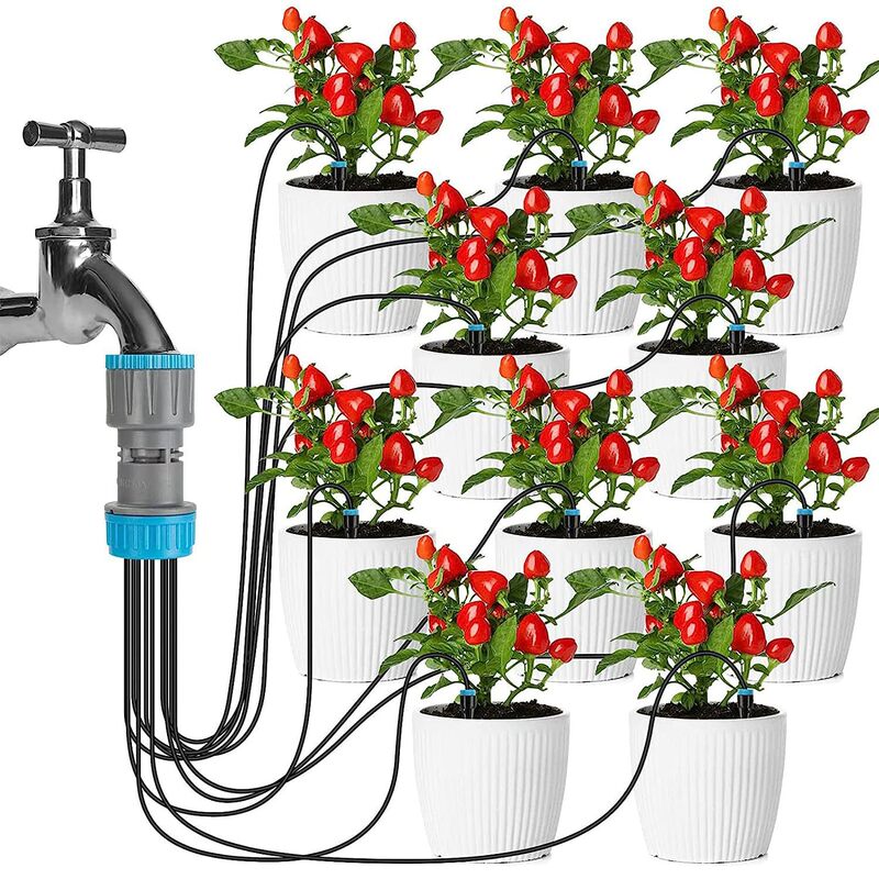 Cross-Border 10-Head Drip Irrigation Kit, Lazy Watering Tool, Water Seepage, Home Drip Irrigation for Succulent Plants Cross-Border 10-Head Drip Irrigation Kit, Lazy Watering Tool, Water Seepage, Home Drip Irrigation for Succulent Plants