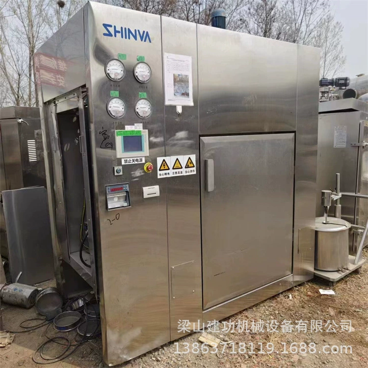 Б/у импульсный вакуумный стерилизатор под давлением пара из нержавеющей стали, полностью автоматическое оборудование для дезинфекции с паровым нагревом