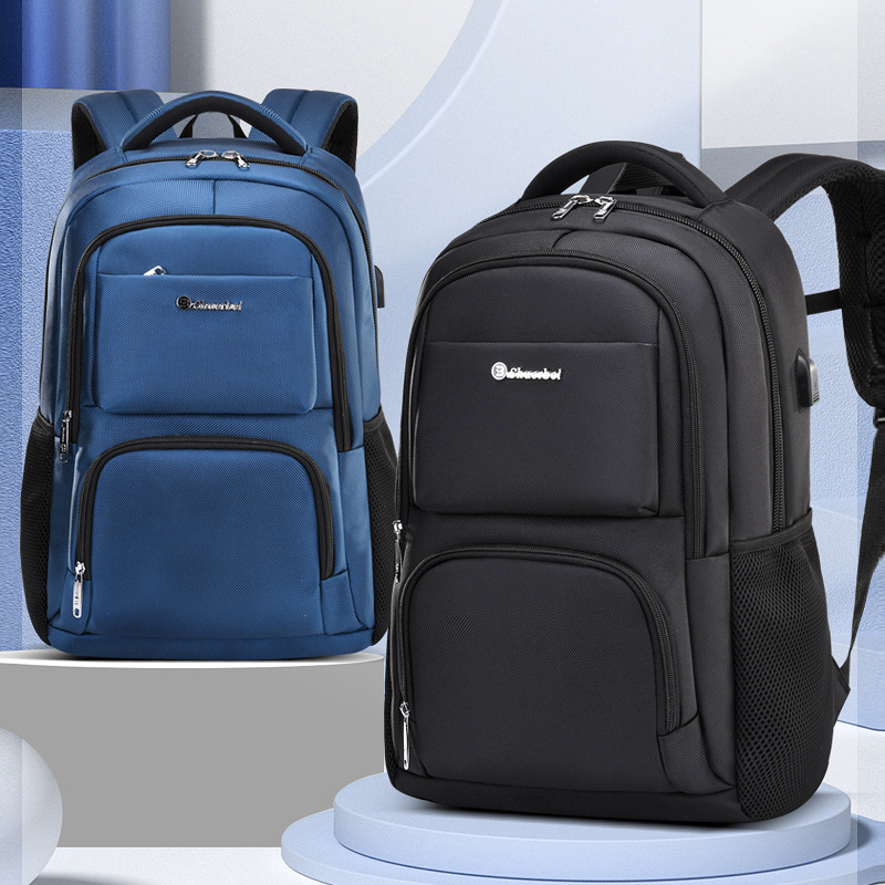 Source Manufacturer Business Computer Backpack Large Capacity Travel Lightweight Spine Protection Outing Fashion Business Backpack