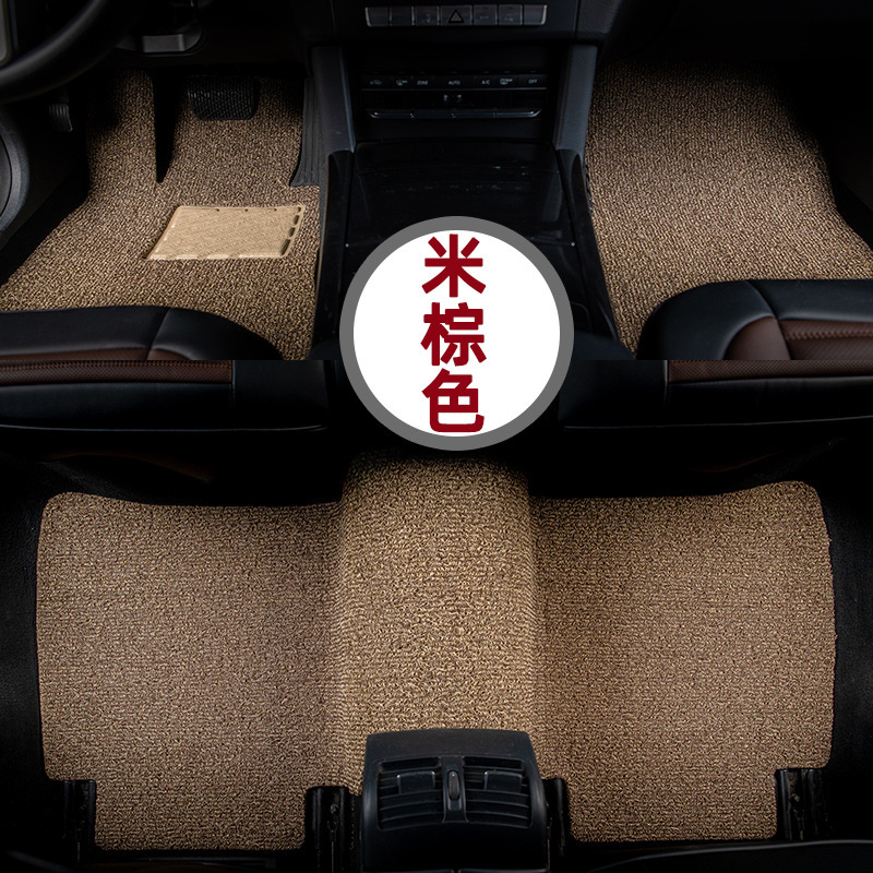 自動車のシルクのフロアマットの5台の全車の所有者の助手席のフロアマットの車の中で専用の単独のフロアマットを敷きます。|undefined