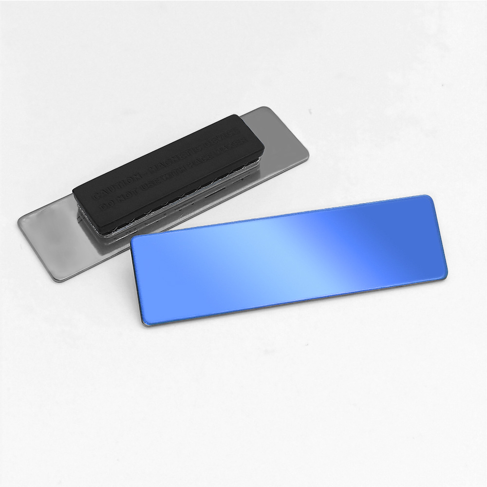 Синий, зеркальный эффект