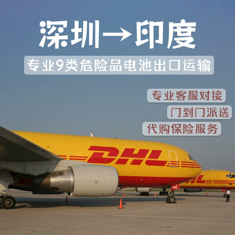 Электрический скутер литиевая батарея Шэньчжэнь DHL Экспресс в Индию Двойная очистка Дверь Юго-Восточной Азии Логистическая линия DDU