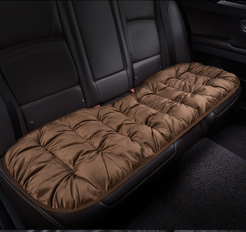 Daifa car cushion winter plush seat cushion thickened rear row Universal New Single piece square cushion feather velvet seat cushion