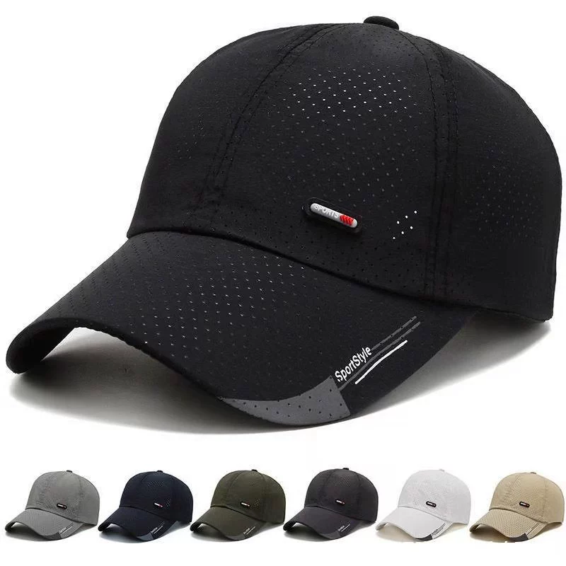 Прямые поставки с фабрики, Мужская бейсболка, удобная дышащая уличная солнцезащитная Кепка от солнца, быстросохнущая рыболовная Кепка