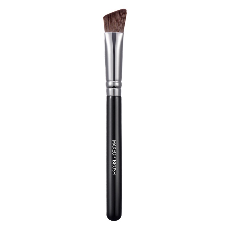 GECOMO triángulo Bevel corrector cepillo de cerdas suaves no duele la cara marcas de acné patrón francés manchas traceless corrector cepillo de maquillaje