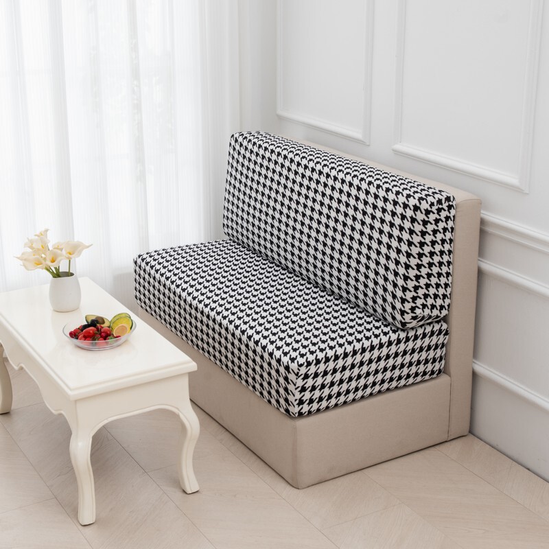 Stretch Printed Fabric Rv Cover Car Sofa Card Holder Dustproof Cushion Cover Elastic Sofa Cover Set