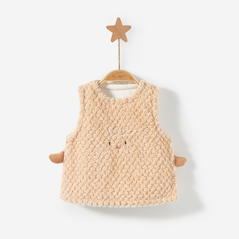 Chaleco de otoño e invierno para niños bebé Delgado acolchado engrosado Chaleco de invierno para niños y niñas recién nacido abrigo cálido Chaleco de bebé