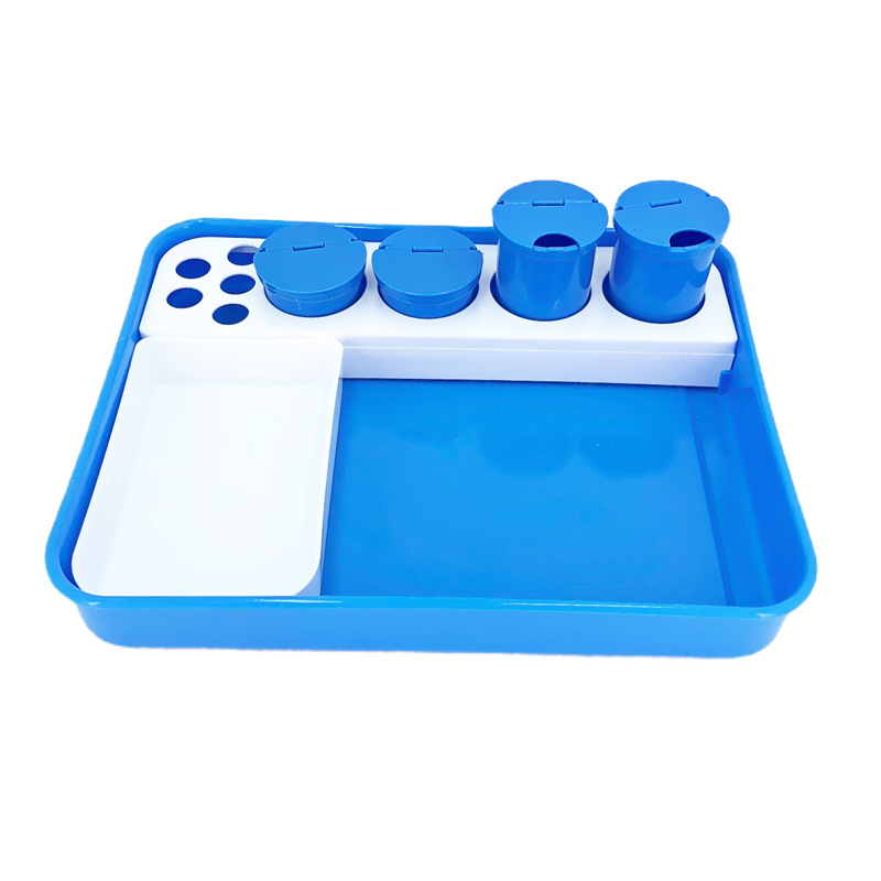 治疗盘ABS塑料换药盘有孔消毒盘输液盘纹绣托盘手术器械盘注射盘