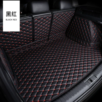 Special car VV fully: Trunk Mat - fully-enclosed-black-and-red-pure-diamond-vv-material-message-model-year