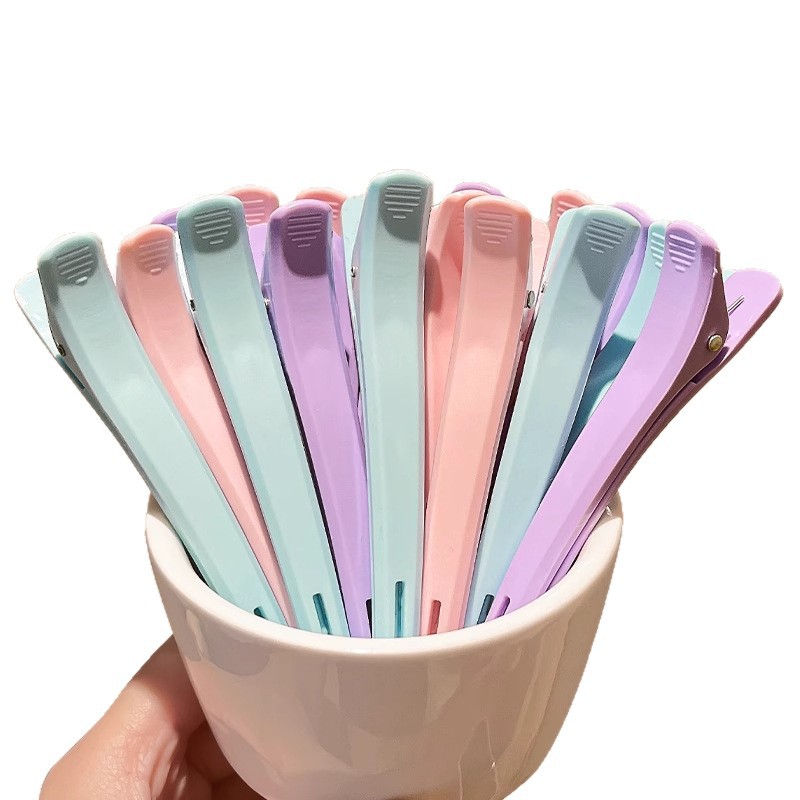 Pinza para el cabello que no deja marcas, clip especial para el lavado de cara y el maquillaje, fijación de la raíz del cabello, clip esponjoso, clip para flequillo, horquilla lateral, tocado