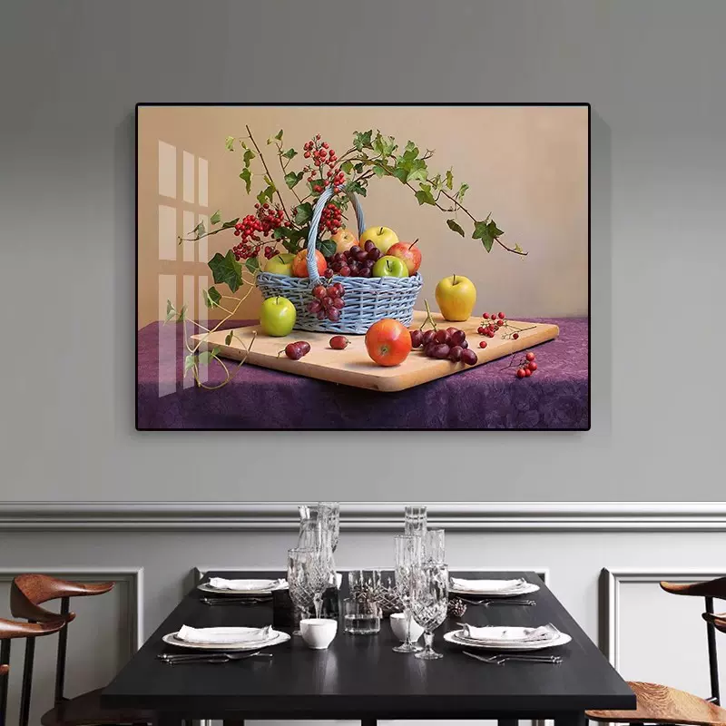 餐厅装饰画现代简约饭厅墙面装饰壁画景物风酒店工装客房卧室挂画