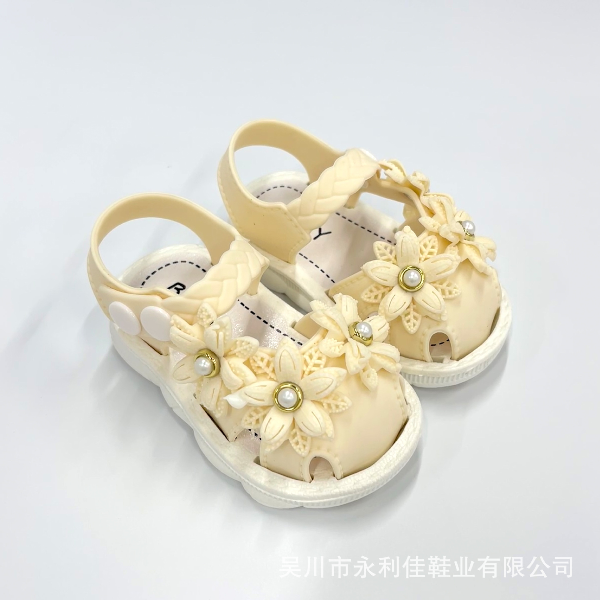 Niñas sandalias de verano princesa viento bebé bebé Baotou fábrica de zapatos para niños pequeños comercio electrónico al por mayor comercio exterior