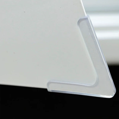Automotive Universal Silicone Anti-collision Strip Qapı və bamper qoruyucu zolaqlar - door-corner-protector-transparent-4-piece-set