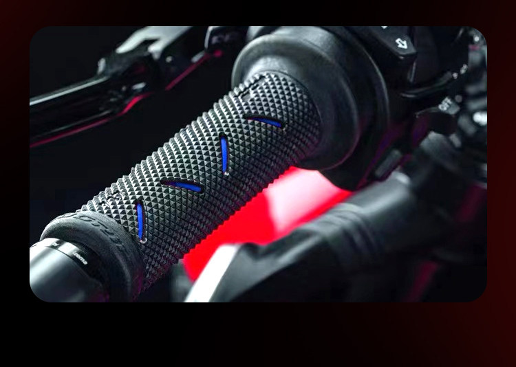 Genuine Italian PROGRIP handlebar grips P brand Domino anti-slip handlebar rubber suitable for sports cars, street bikes, and scooters