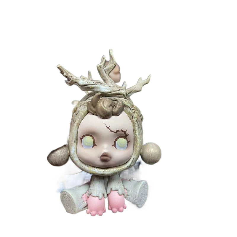 Blind box POPMART (SKULLPANDA Mo Mei) ручная фигурка-брелок для авто, 6,5×10 см