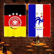 2024欧洲杯装饰24强国家足球队队旗酒吧烧烤彩票店铺氛围布置挂旗