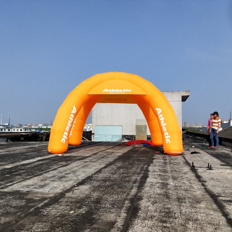 酒席婚庆拱棚 舞台红白喜事充气拱门交叉帐篷 气模帐篷 充气帐篷