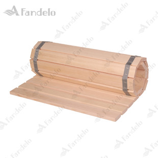 Export New Sauna Room Accessories Non-Slip Floor Mats for Multiple Occasions Red Cedar High Temperature Resistance