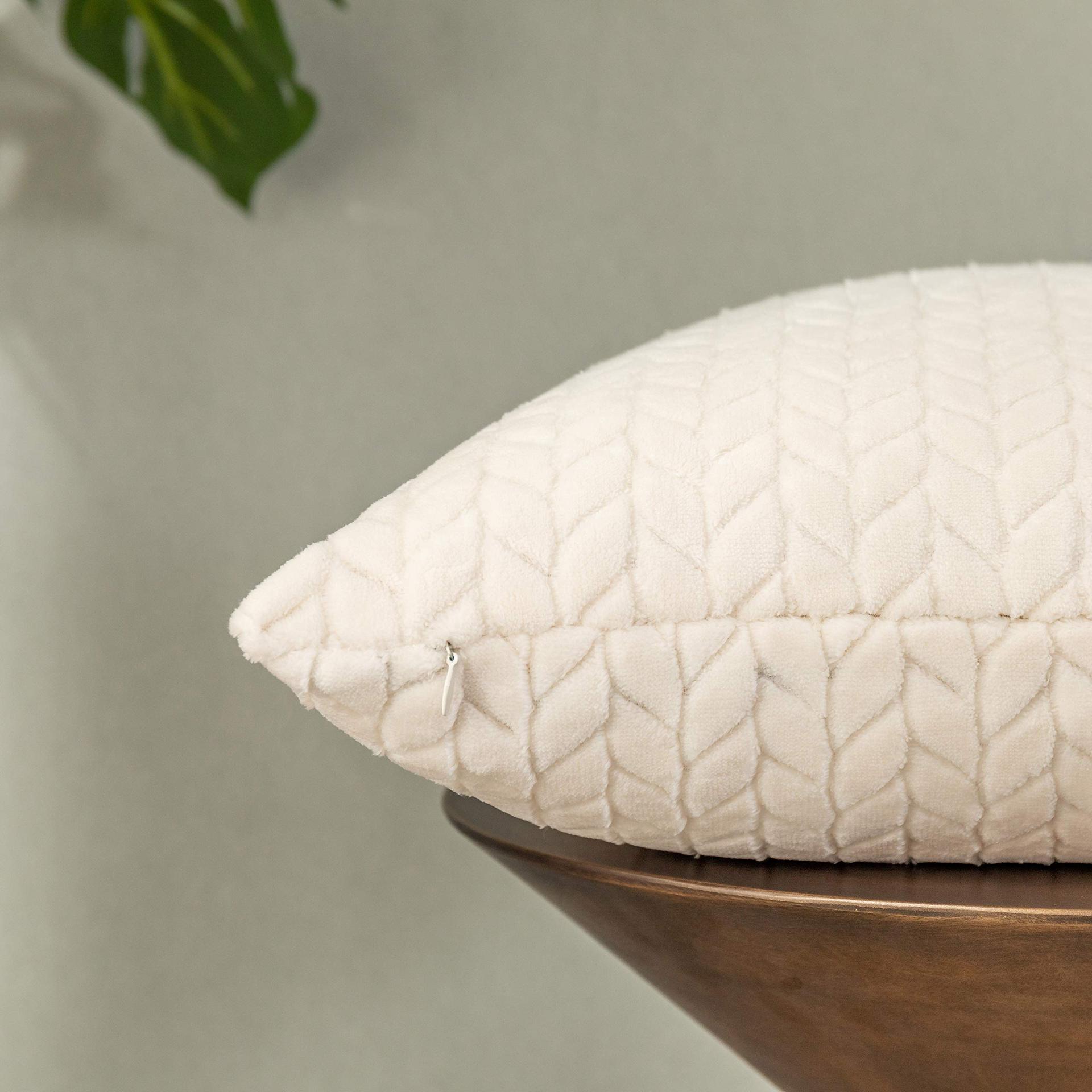 Funda de cojín de estilo europeo y americano, de punto, de color sólido, con rayas, cojín de asiento, protector de cintura, simple, desmontable.