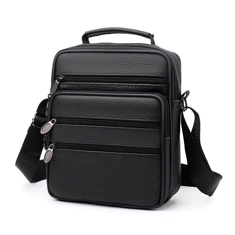 Foreign Trade New Men's Shoulder Bag, Crossbody Bag, Casual Backpack, First Layer Cowhide Business Men's Bag, Handbag, Travel Bag Foreign Trade New Men's Shoulder Bag, Crossbody Bag, Casual Backpack, First Layer Cowhide Business Men's Bag, Handbag, Travel Bag