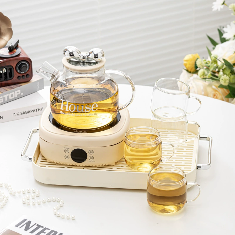 Новый высокий цвет здоровья горшок стеклянная электрическая керамическая печь для приготовления чая артефакт домашнего кипения тушеной воды, полностью автоматический чайник