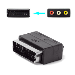PS4 WII DVD�D���^SCART�D3RCA AV�D���^ �C픺�IN��Scart�߰��^