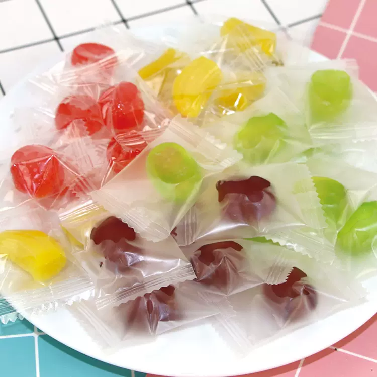 起劲网红新品 剥皮葡萄软糖创意趣味糖果 散装分装1kg 独立包袋装