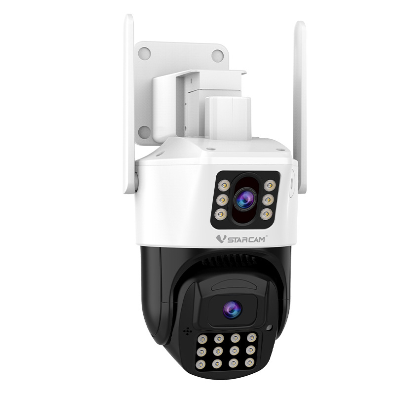 Cámara de vigilancia transfronteriza 4G, inalámbrica para exteriores, alta definición, visión nocturna a todo color, monitor exterior para el hogar