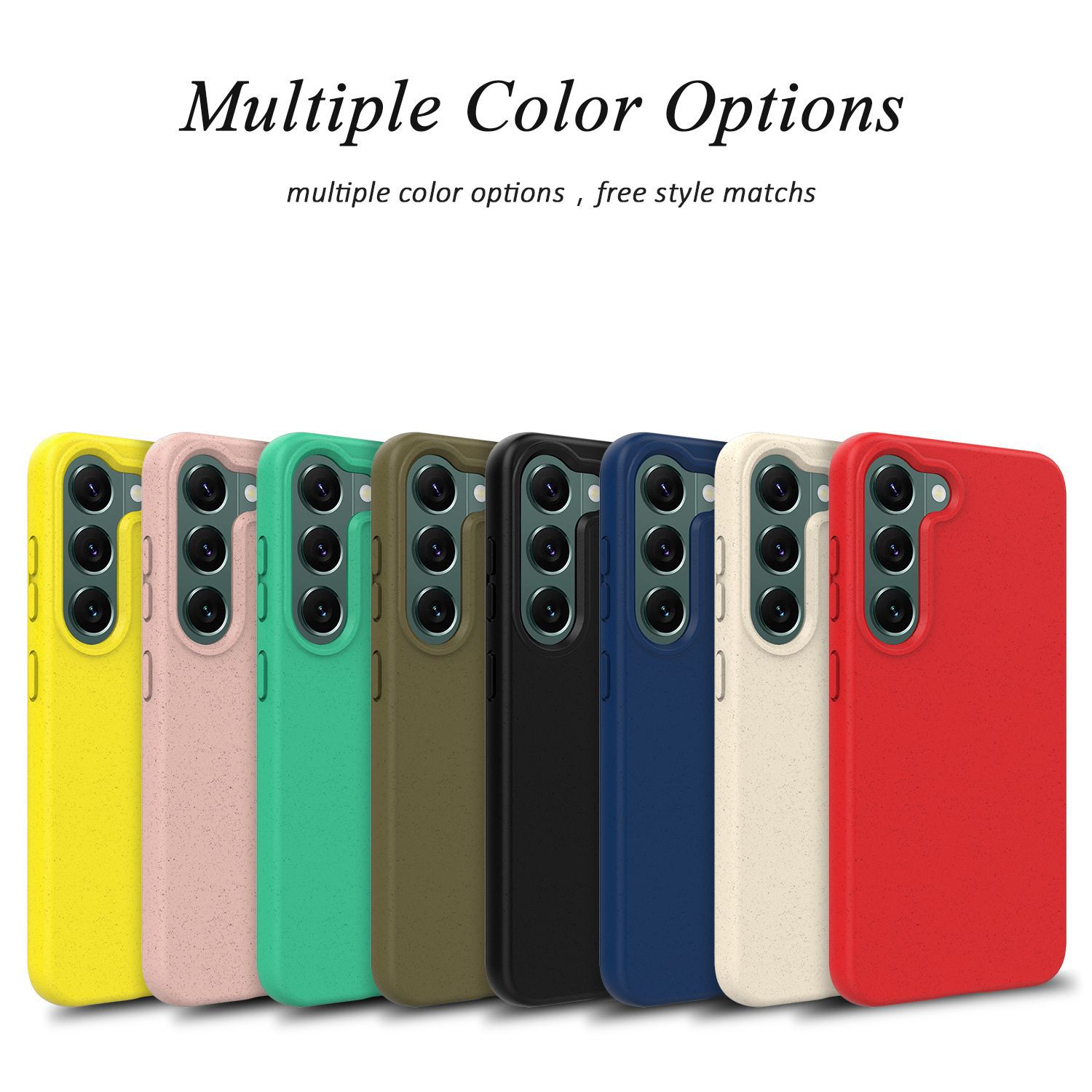 Biodegradable Wheat Straw Phone Case For Samsung S24 Ultra Matte_voghion.com