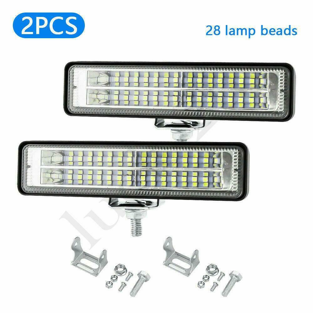 Luz de trabajo LED de automóvil 28LED luz de motocicleta 84W transformada luz todoterreno 4WD luz blanca