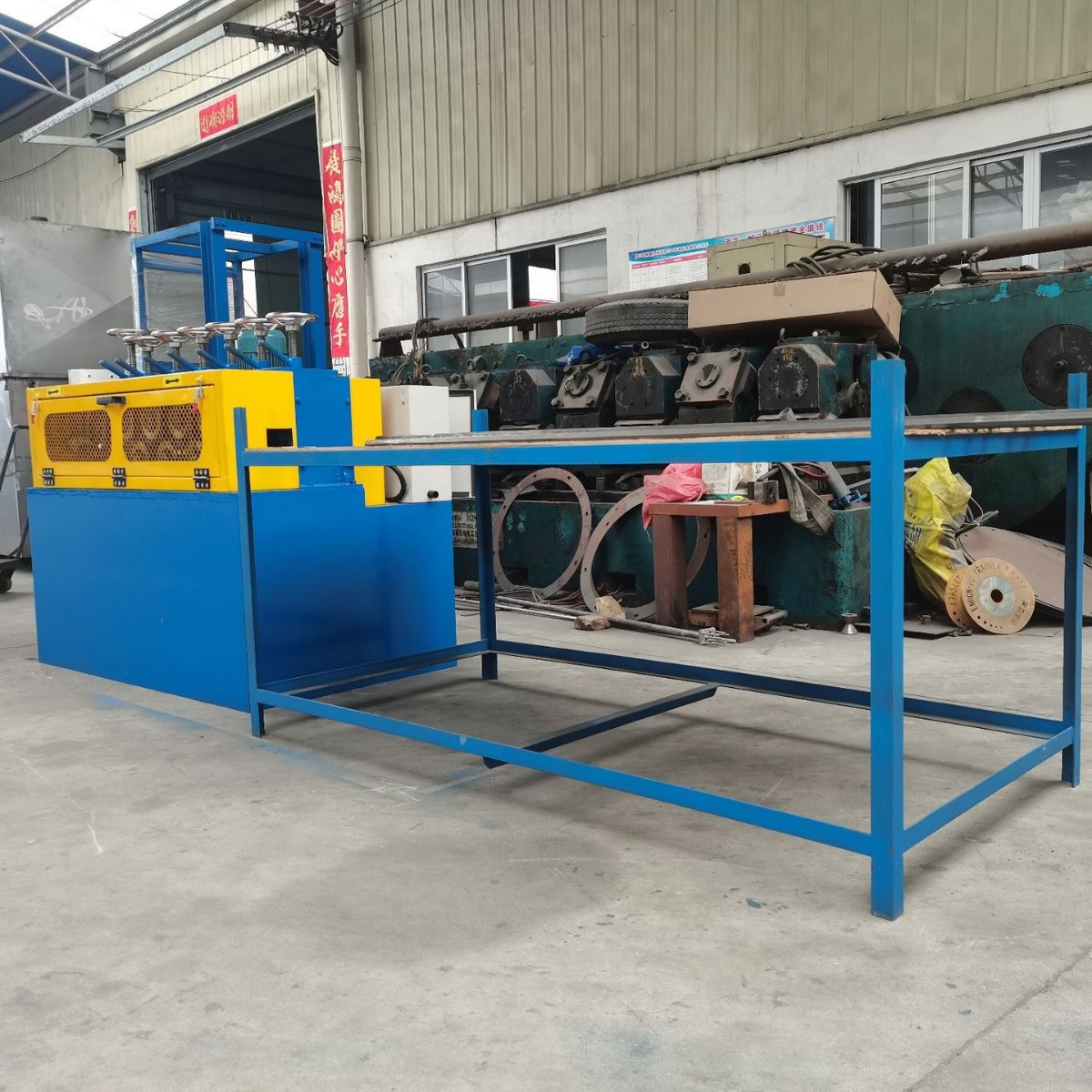 智能化 立式12轮六角调直机 异型金属棒校直机