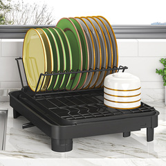 亞馬遜跨境專供可拆卸瀝水架置物架廚房碗架碟架筷叉水杯收納架子