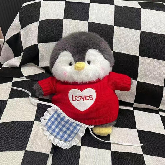 Tiktok same cute penguin baby plush toy doll penguin doll girl doll sleeping girl