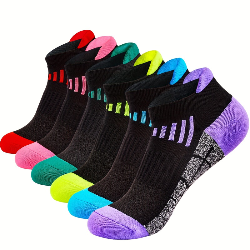 Cross-Border Internet Celebrity Compression Sports Socks Low-Cut Breathable Sweat-Absorbent Ankle Socks Running Bicycle Hiking Socks Wholesale