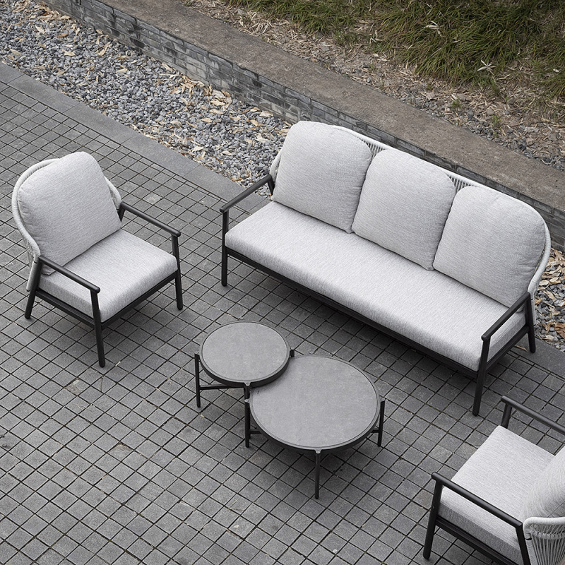 Outdoor Sofa Villa Hotel Courtyard Garden Rattan Chair Open-Air Leisure Waterproof Outdoor Terrace Rattan Sofa Set Outdoor Sofa Villa Hotel Courtyard Garden Rattan Chair Open-Air Leisure Waterproof Outdoor Terrace Rattan Sofa Set